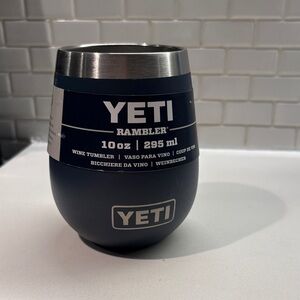 NWT see photos Yeti Rambler 10oz Wine Tumbler - Dark Blue 295ml